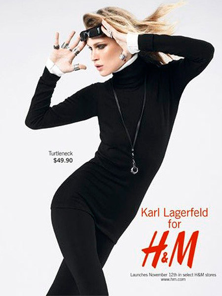 Карл Лагерфельд и H&M