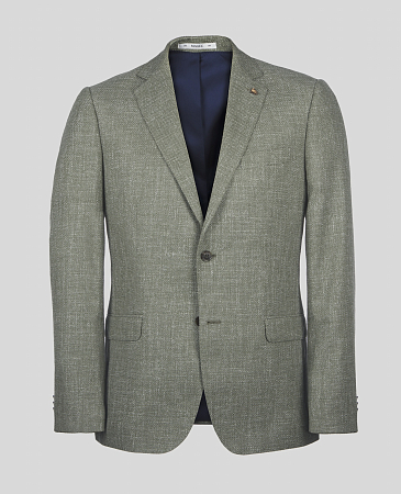 Magee 1866 Clady Cotton Blazer in Green