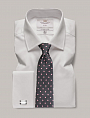 Hawes & Curtis Plain White Double Cuff 