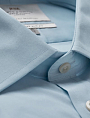 Hawes & Curtis Plain Blue Single Cuff 