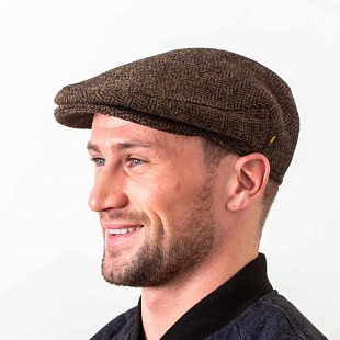 2Картинка Hatman of Ireland Harris Tweed Flat Brown