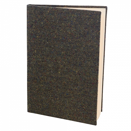 Green Donegal Tweed Notebook A4