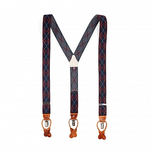 3Картинка Albert Thurston Burgundy/Navy 2330/2