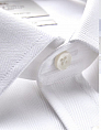 Hawes & Curtis Herringbone White Double Cuff 