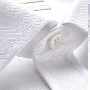 3Картинка Hawes & Curtis Herringbone White Double Cuff 