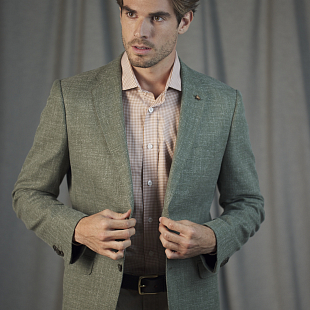 5Картинка Magee 1866 Clady Cotton Blazer in Green
