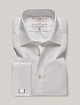 Hawes & Curtis Plain White Double Cuff 