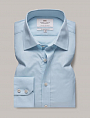 Hawes & Curtis Plain Blue Single Cuff 