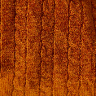 4Картинка Osborne Lambswool Small Cable Knit Crew Neck Oxide