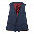 Magee Finn Donegal Tweed Blue Salt & Pepper